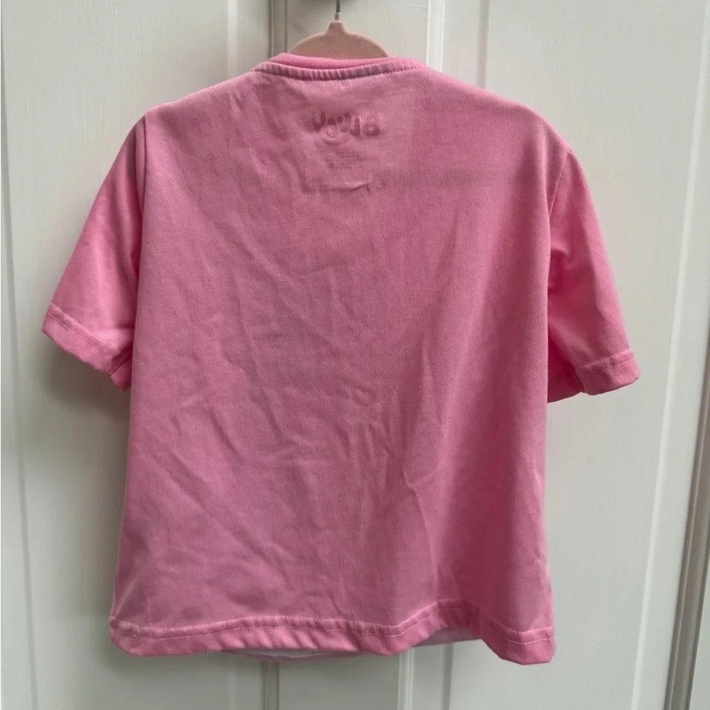 Bluey Girls Size 5 Bluey Bingo Kids Pink Short Sleeve Pajama Top Shirt